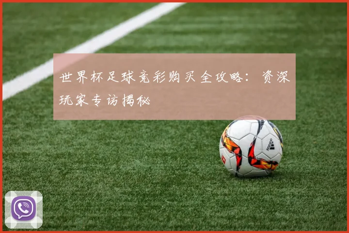 世界杯足球竞彩购买全攻略:资深玩家专访揭秘