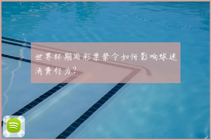 世界杯期间彩票禁令如何影响球迷消费行为？